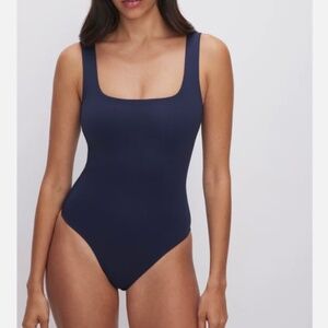 Good American navy bodysuit